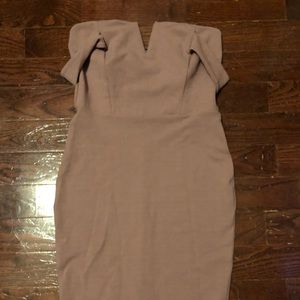 SOLD ! mauve off the shoulder dress